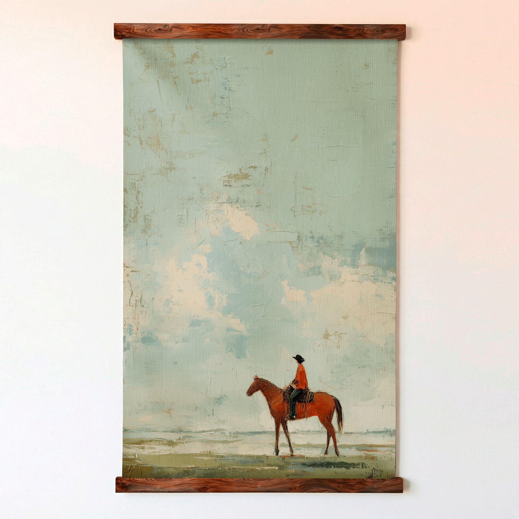 Cottoncloud Cowboy - Tapestry - Benton Lane Home - Lemon Park
