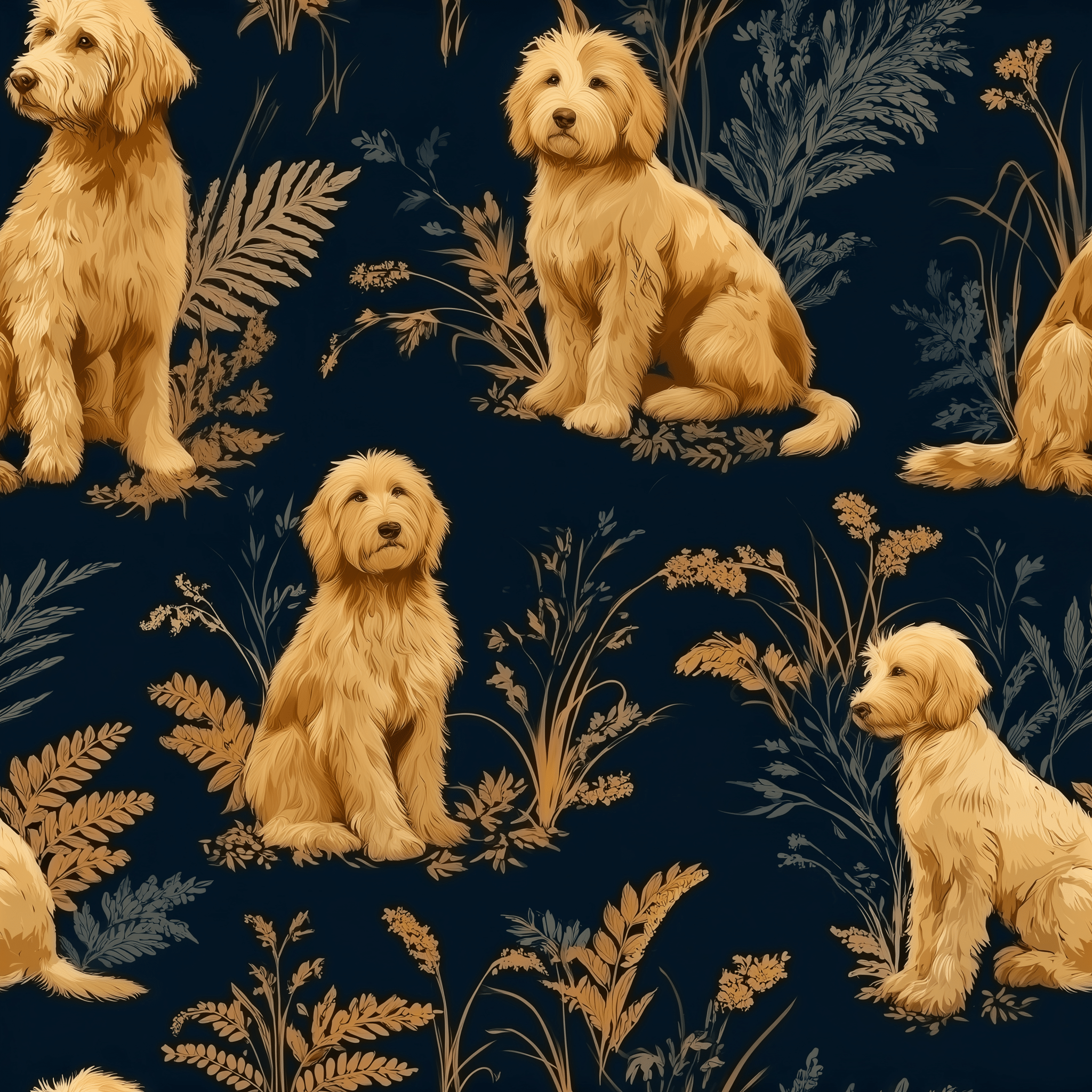 Country Doodle Wallpaper - Benton Lane Home - Painted Paper