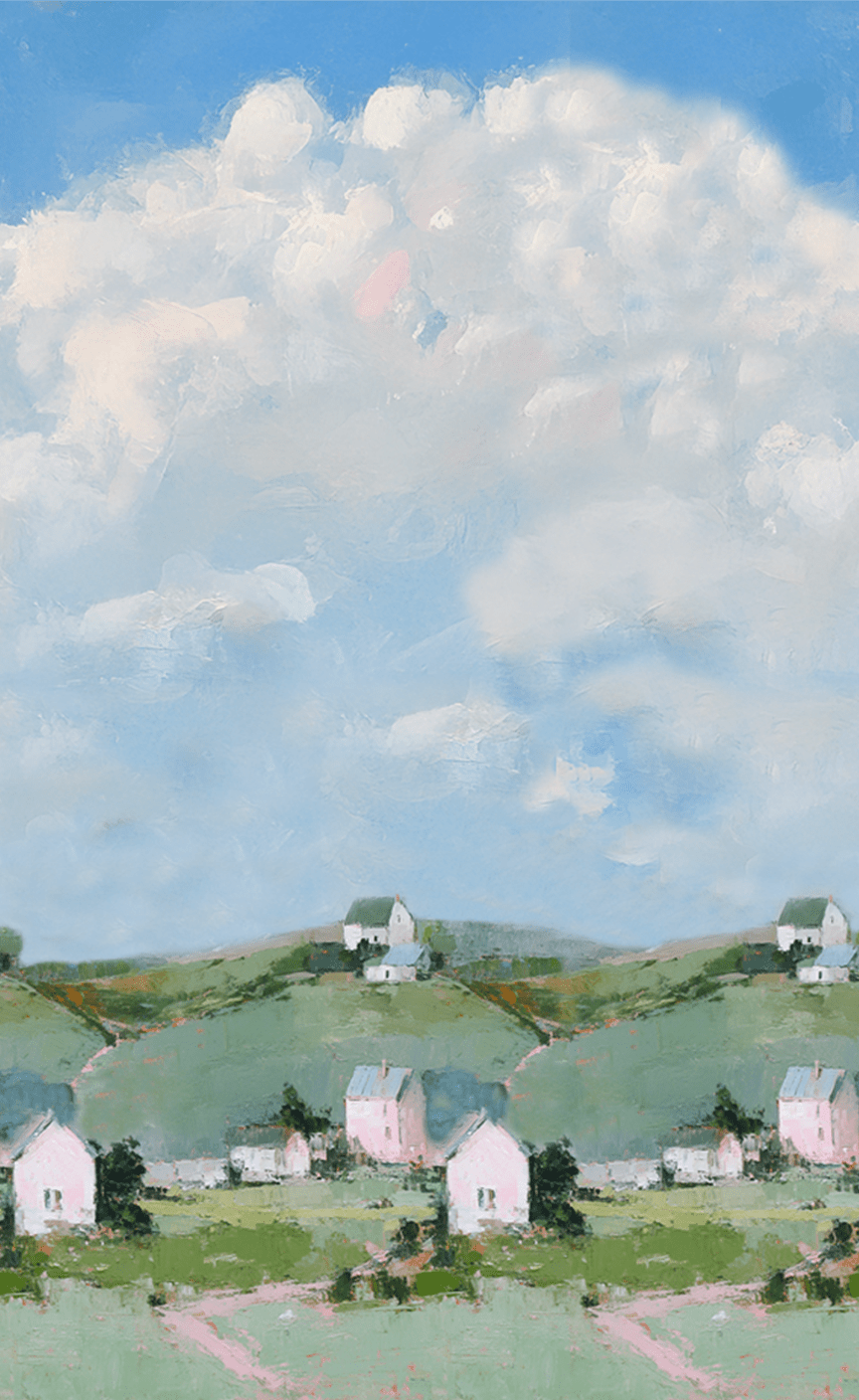 Countryside - Wall Mural - Benton Lane Home - Lemon Park