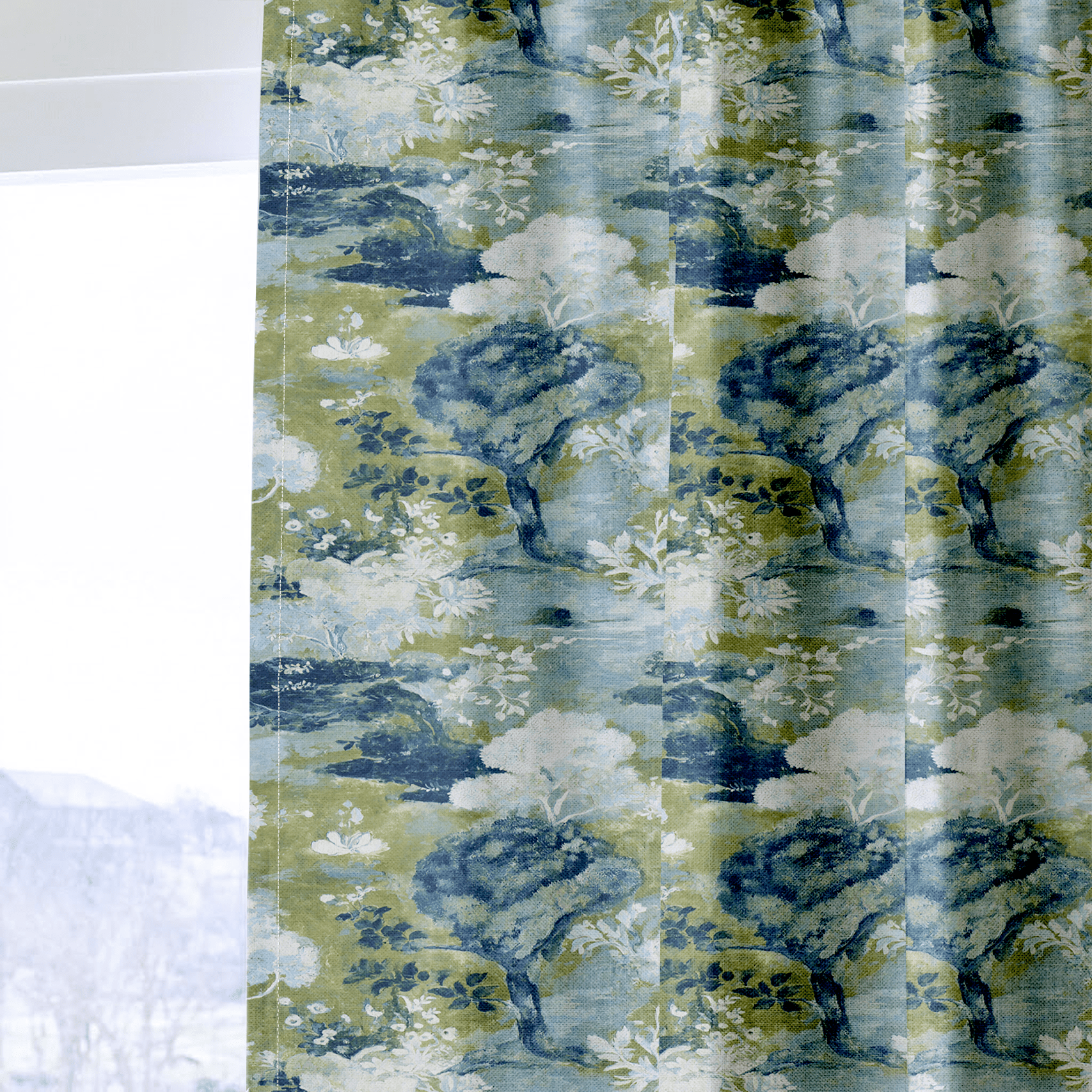 Courtland Chinoiserie - Drapery - Benton Lane Home - Lemon Park