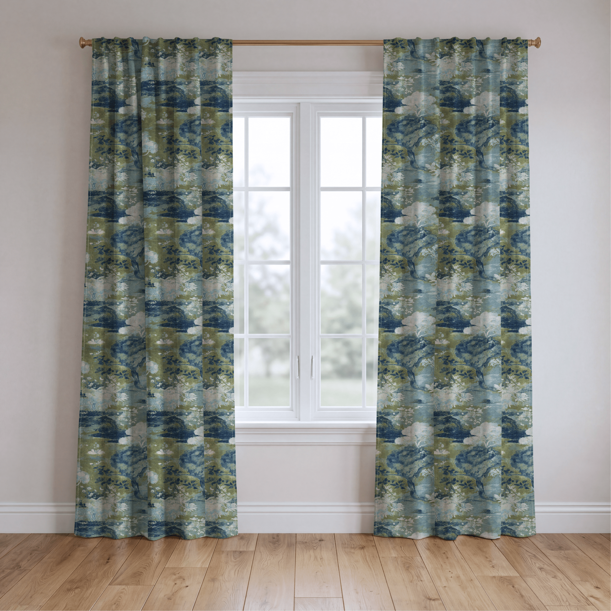 Courtland Chinoiserie - Drapery - Benton Lane Home - Lemon Park