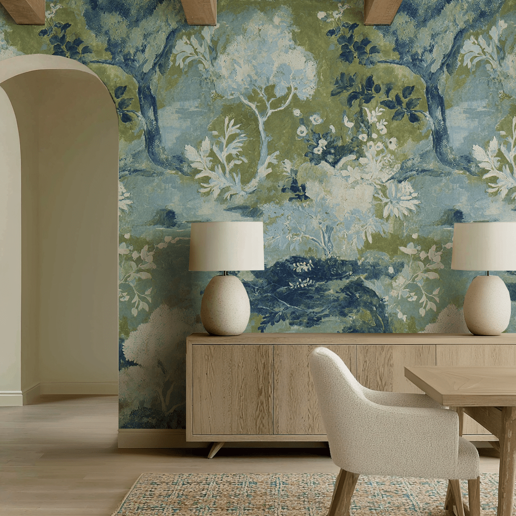 Courtland Chinoiserie - Wall Mural - Benton Lane Home - Lemon Park