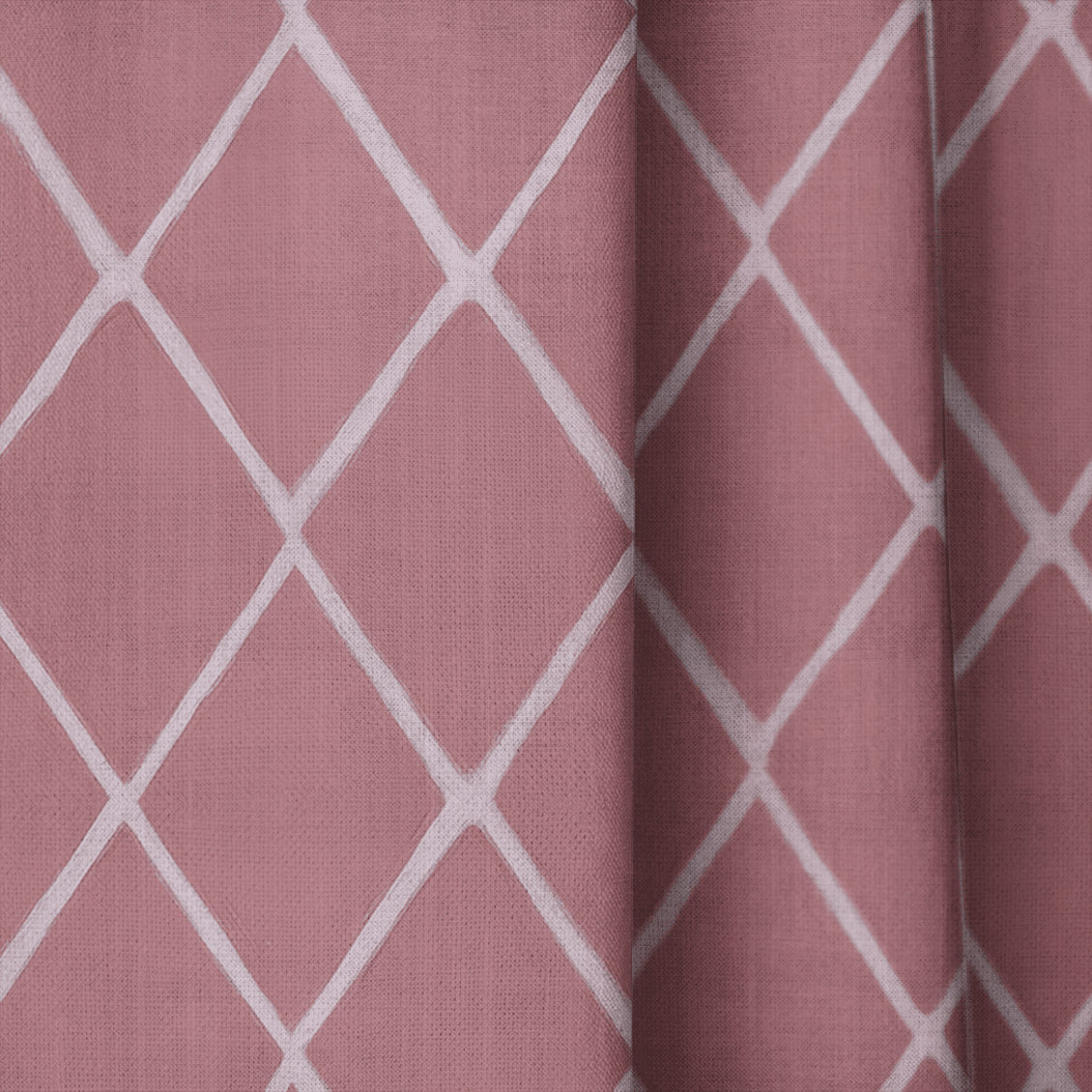 Cranberry Crisscross - Drapery - Benton Lane Home - Lemon Park