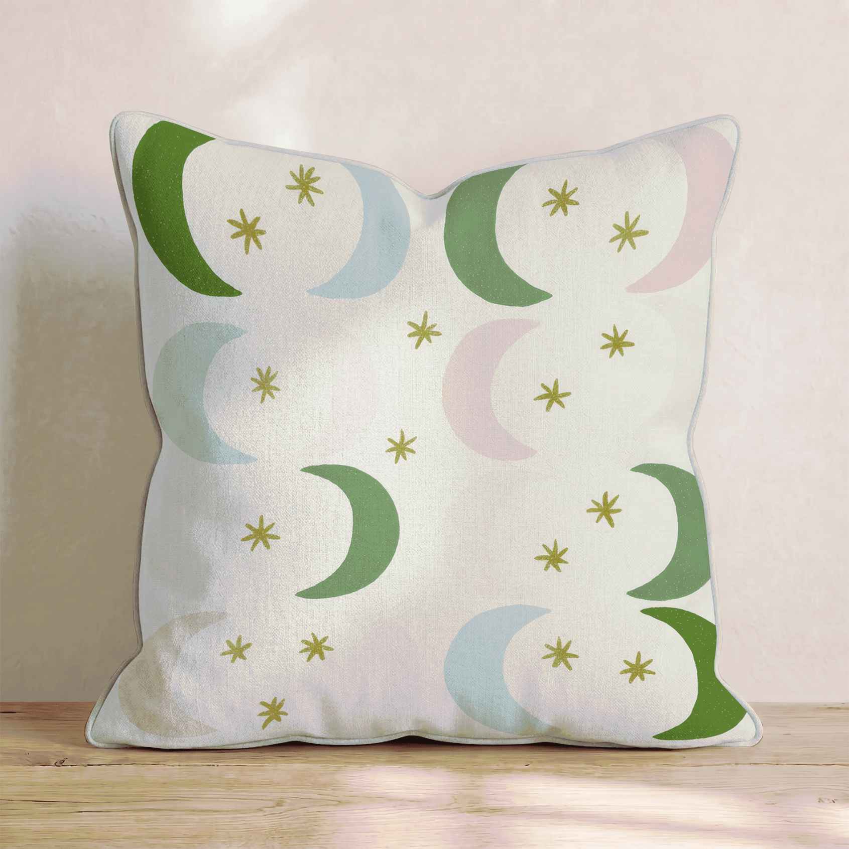 Crescent Moon Sky Throw Pillow - Benton Lane Home - Hillcroft Home