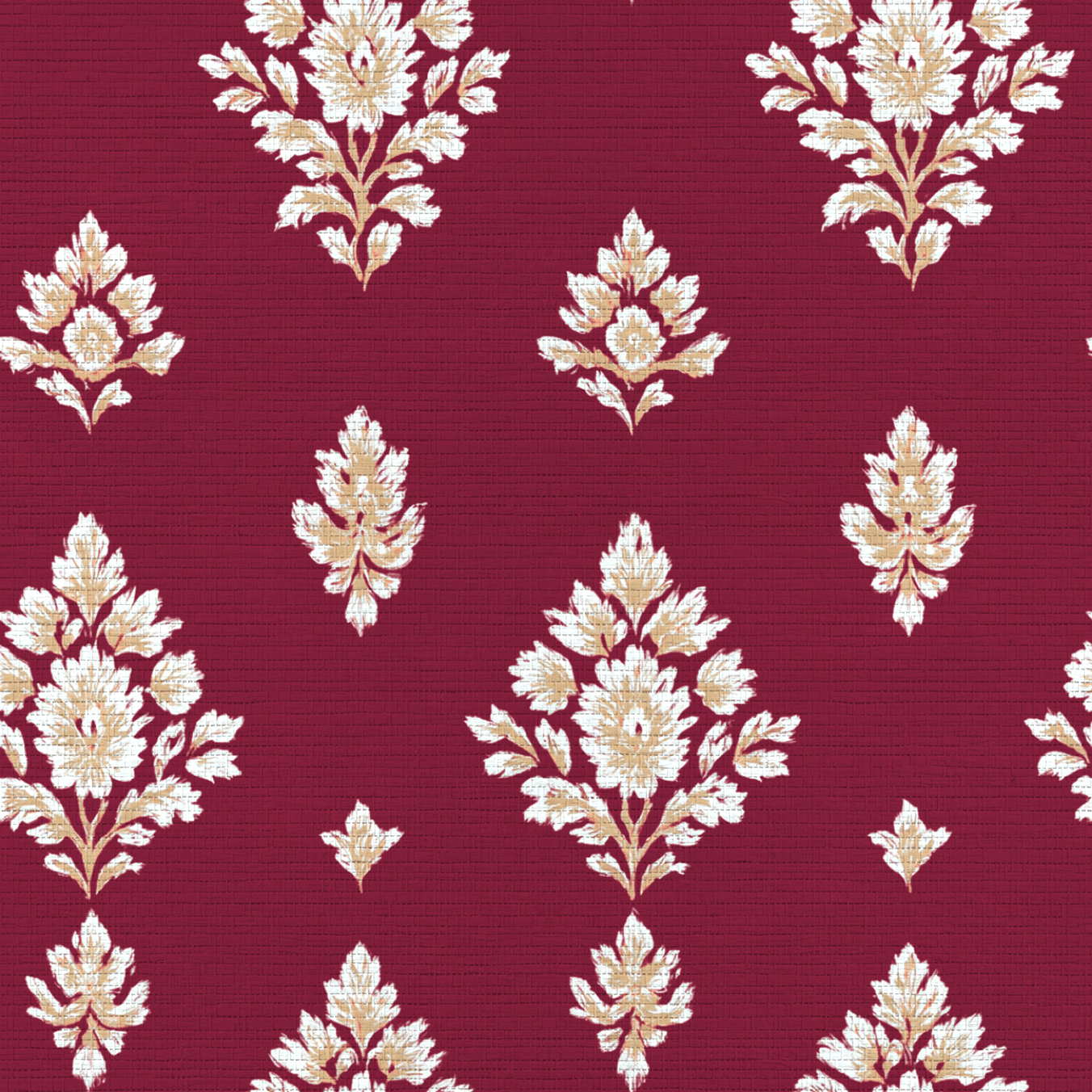 Crimson Crest Faux Grasscloth Wallpaper - Lemon Park