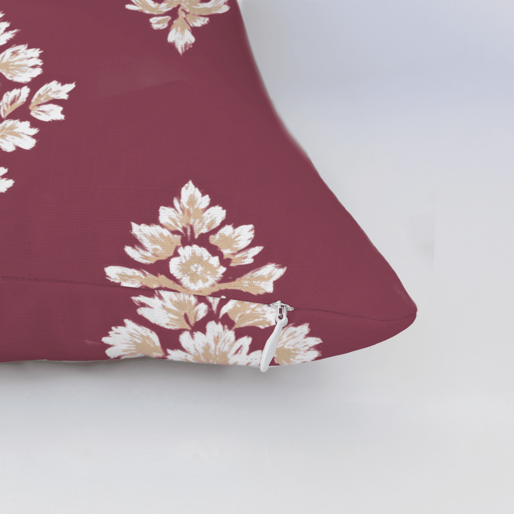 Crimson Crest Throw Pillow - Benton Lane Home - Lemon Park