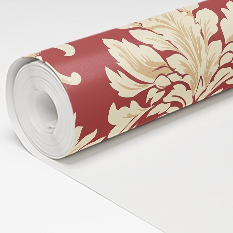 Crimson Elegance - Benton Lane Home - Painted Paper