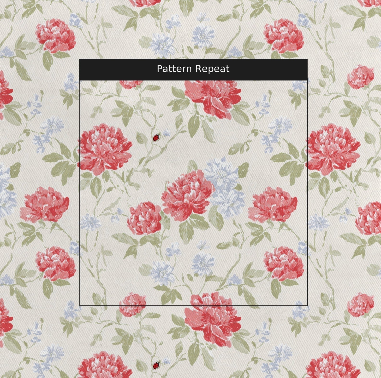Crimson Garden - Fabric - Benton Lane Home - Lemon Park