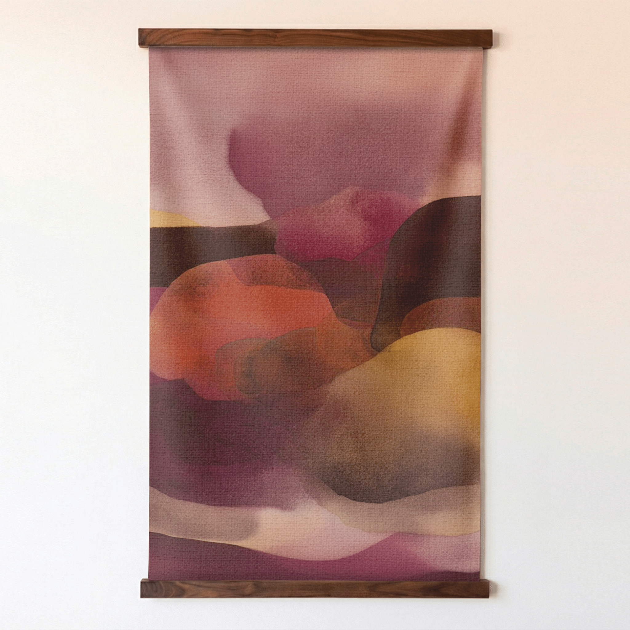 Crimson Haze - Tapestry - Benton Lane Home - Painted Paper