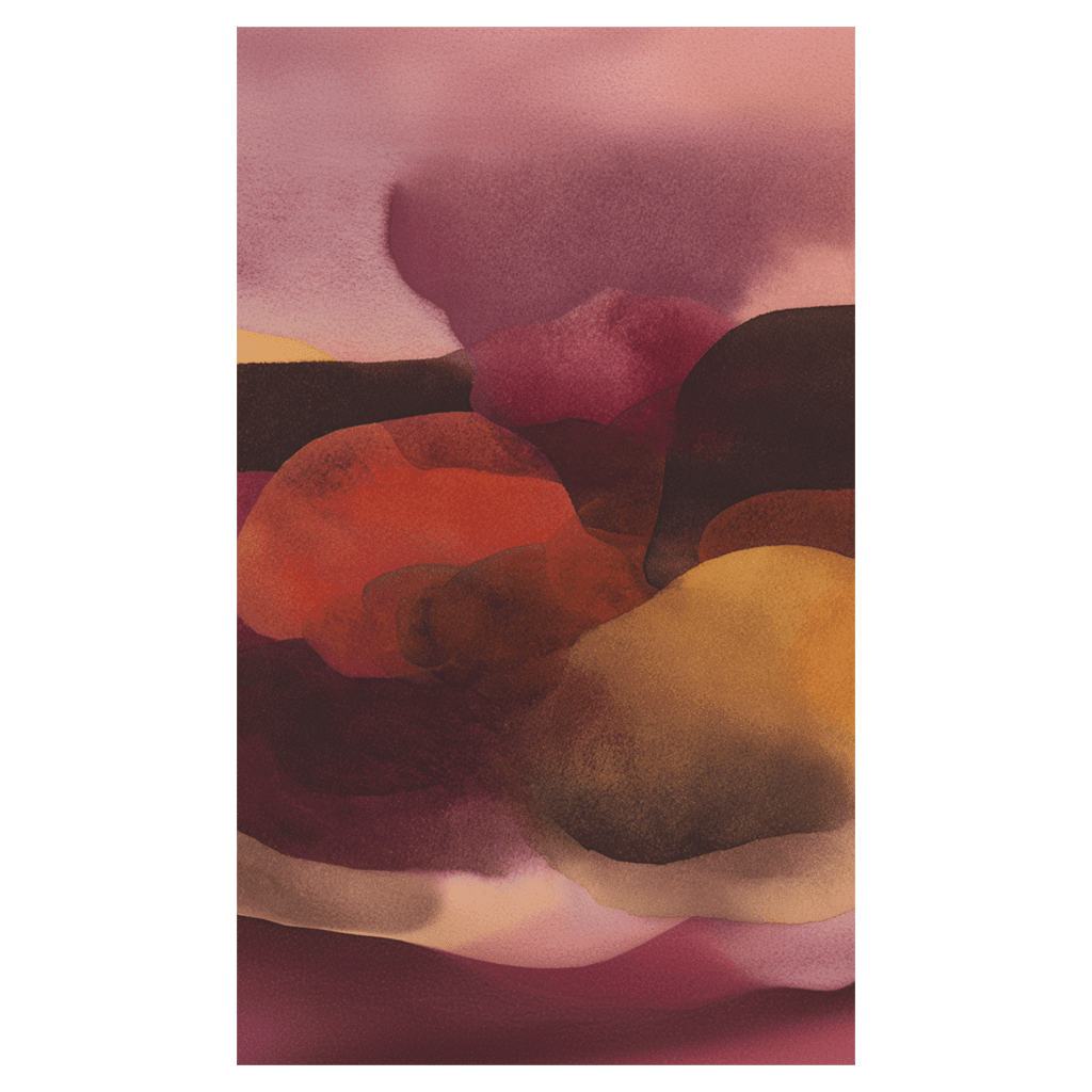Crimson Haze - Tapestry - Benton Lane Home - Painted Paper