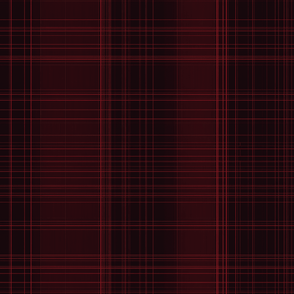 Crimson Tartan Faux Grasscloth Wallpaper - Benton Lane Home - Painted Paper
