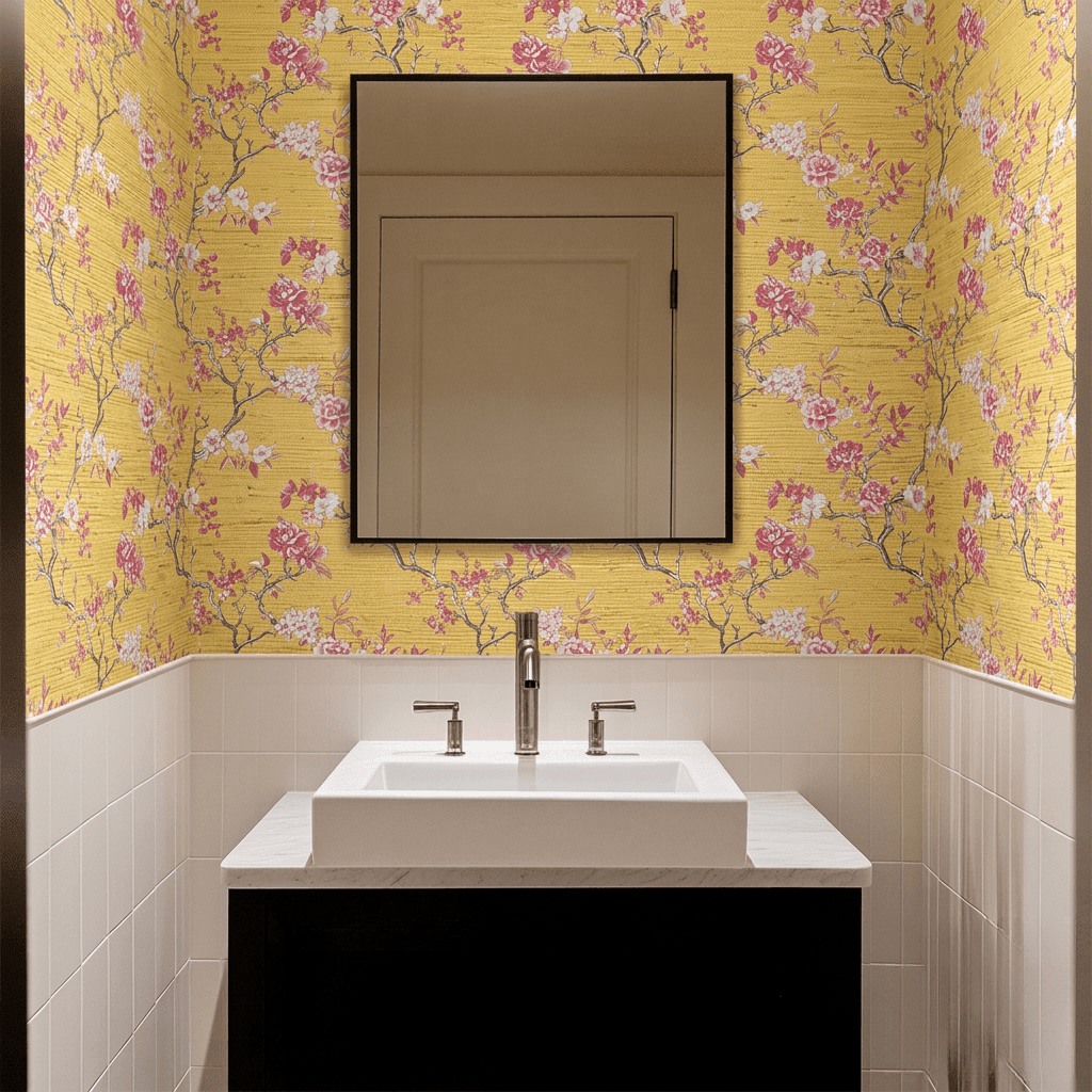 Cromwell Faux Grasscloth Wallpaper - Benton Lane Home - Painted Paper