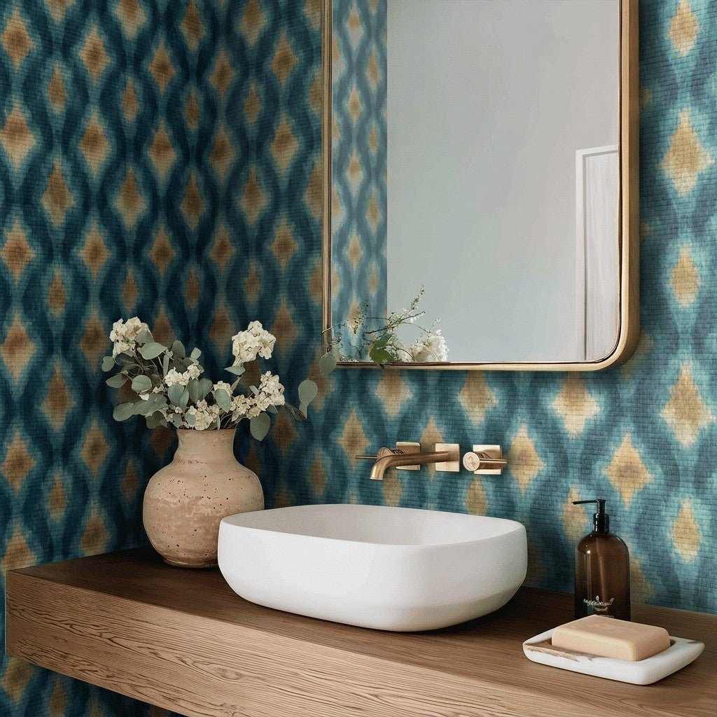 Crown Tapestry Faux Grasscloth Wallpaper - Benton Lane Home - Painted Paper