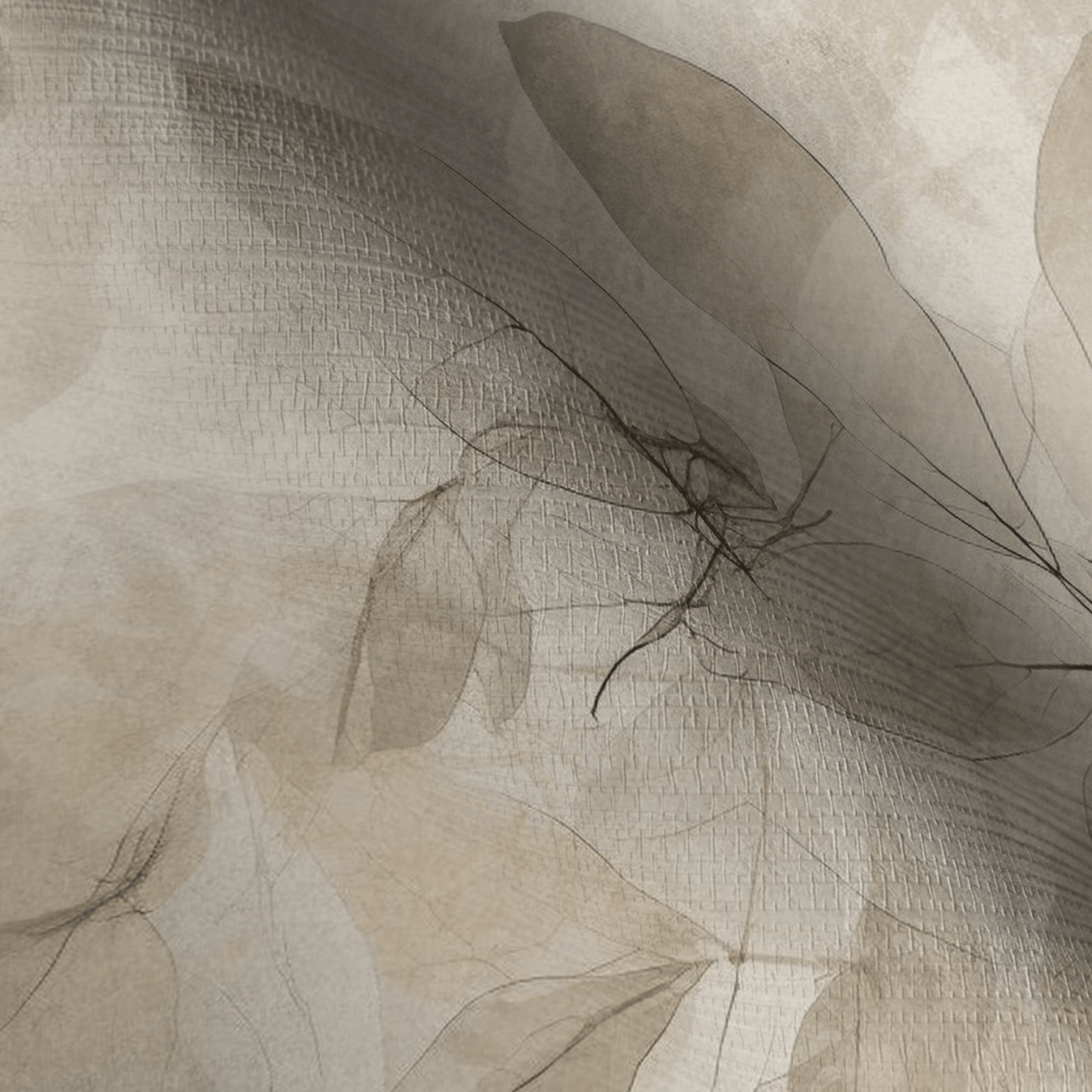 Cru Faux Grasscloth Wallpaper - Benton Lane Home - Painted Paper