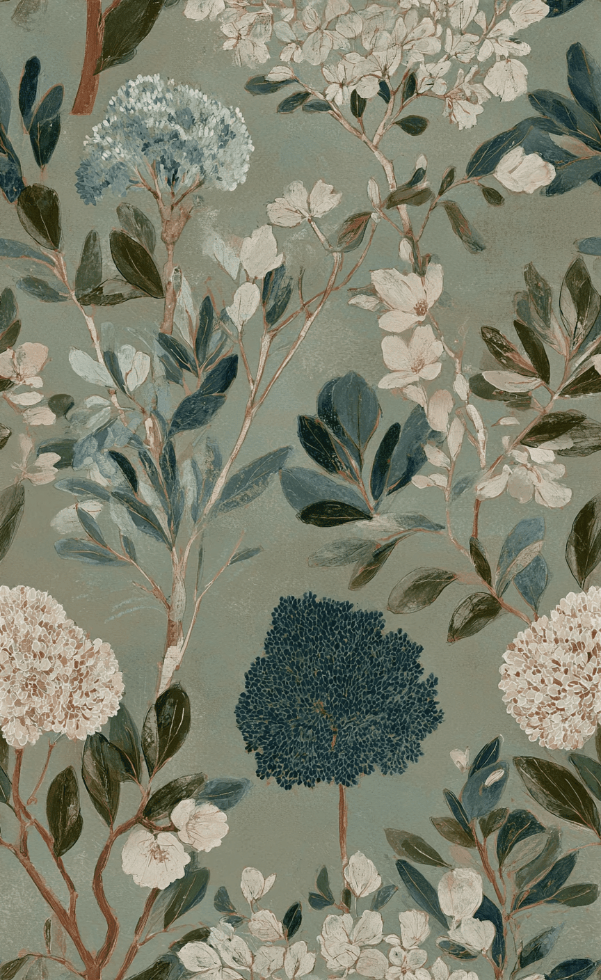 Curated Bouquet - Wall Mural - Benton Lane Home - Lemon Park