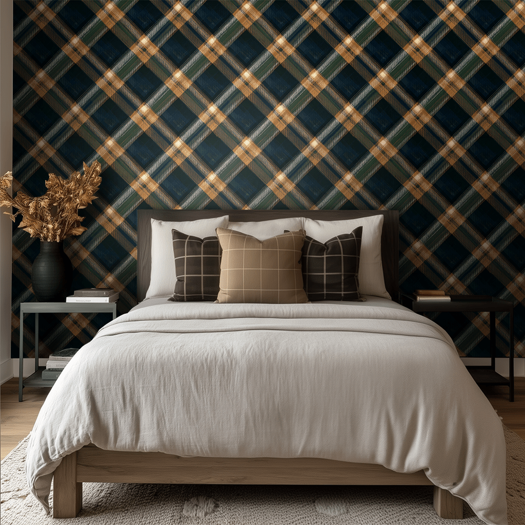 Curtis Wallpaper - Benton Lane Home - Painted Paper