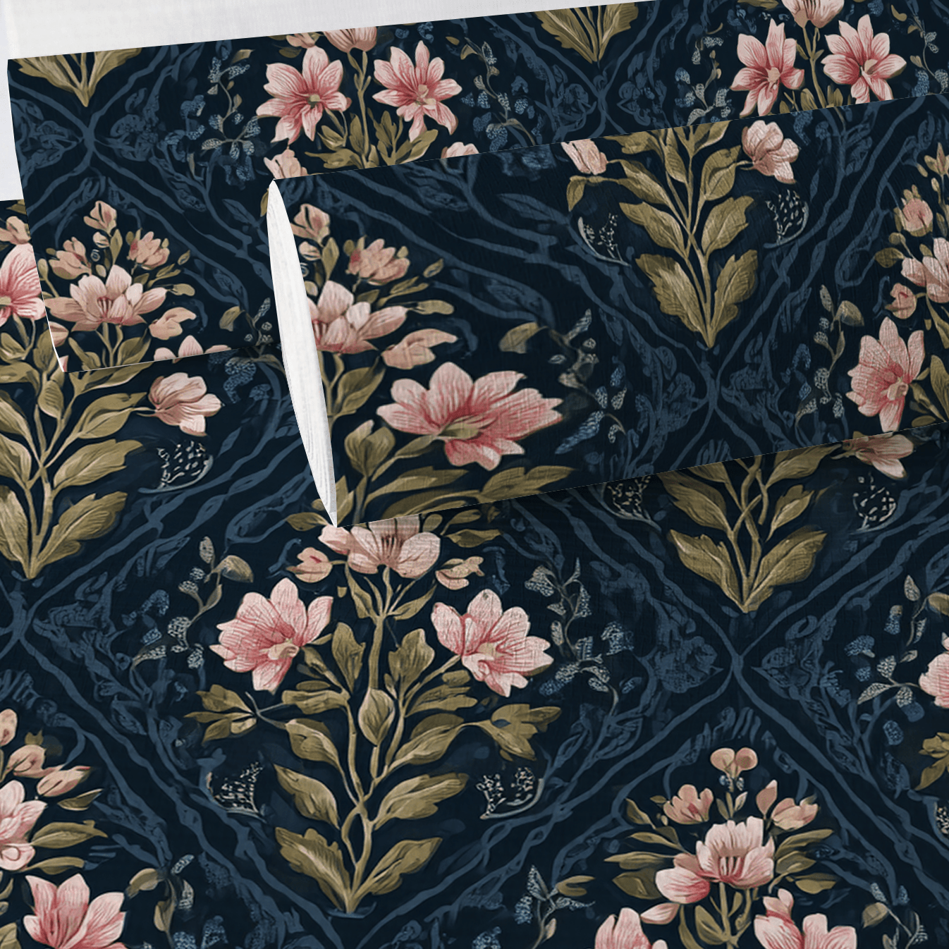 Dahlia Court Faux Grasscloth Wallpaper - Lemon Park