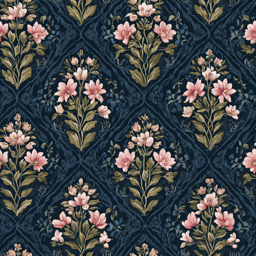 Dahlia Court Wallpaper - Lemon Park