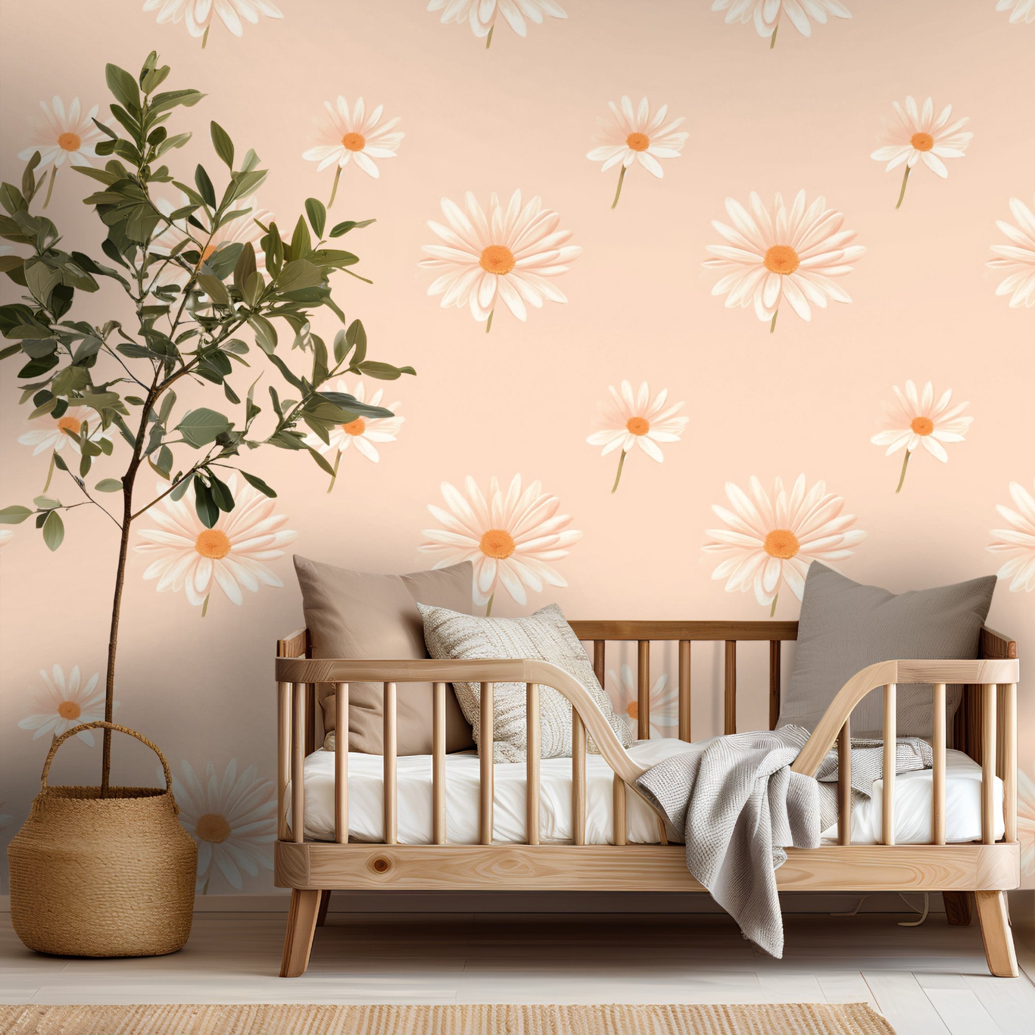 Daisy Chain Wallpaper - Benton Lane Home - Painted Paper