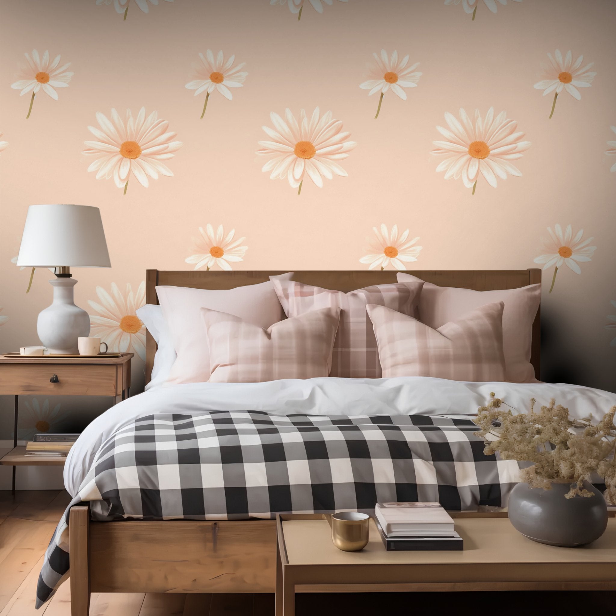 Daisy Chain Wallpaper - Benton Lane Home - Painted Paper