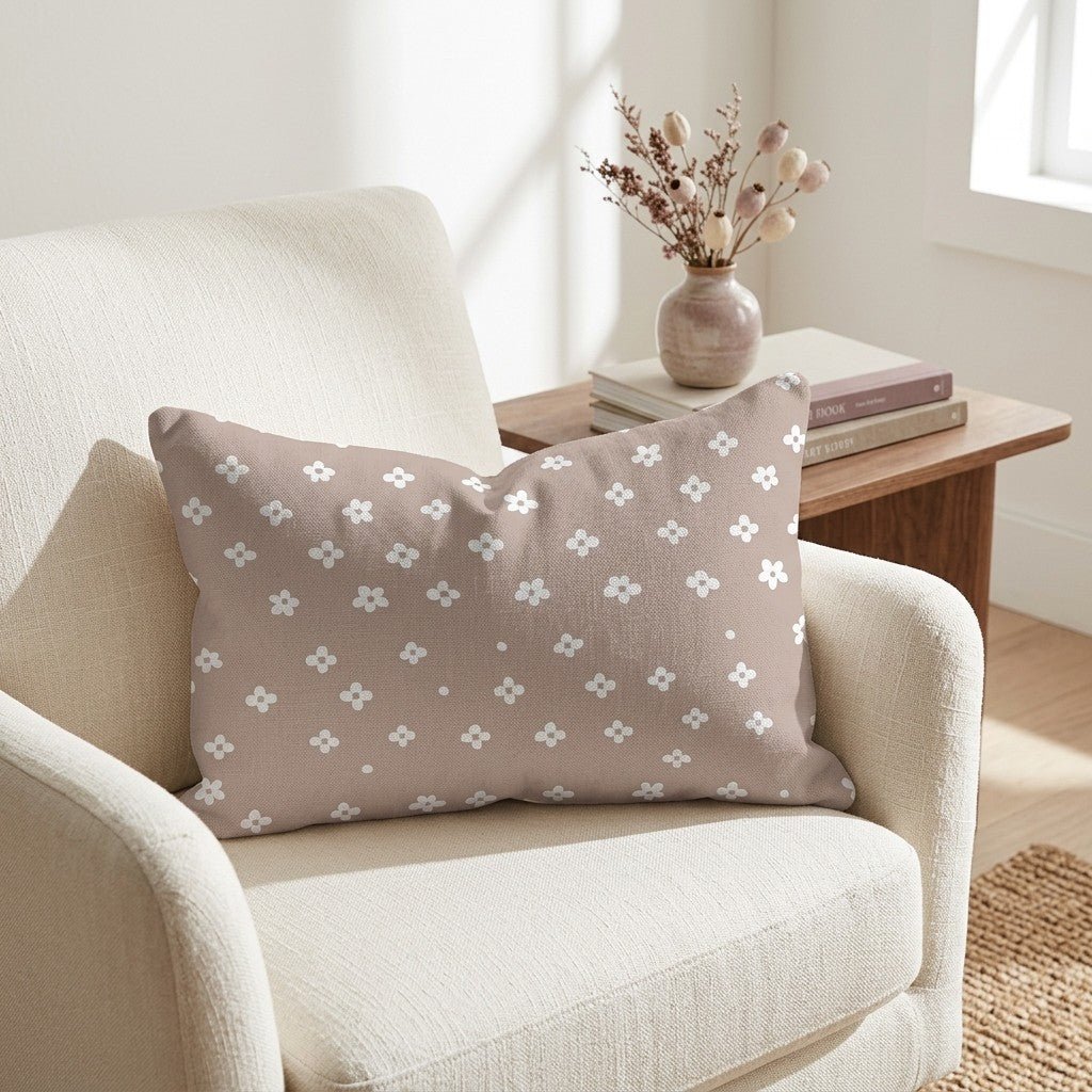 Daisy Dot Throw Pillow - Benton Lane Home - Lemon Park
