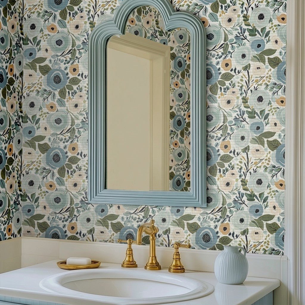 Daisy Mae Faux Grasscloth Wallpaper - Painted Paper