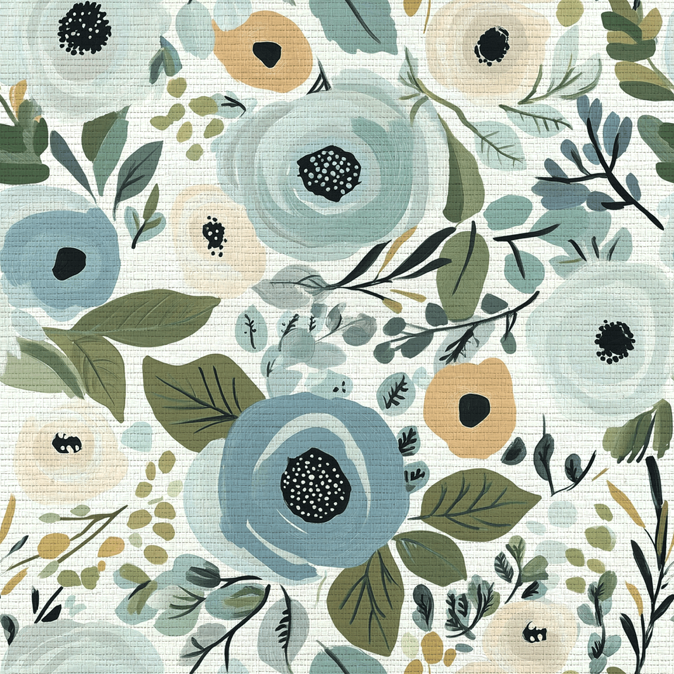 Daisy Mae Faux Grasscloth Wallpaper - Painted Paper