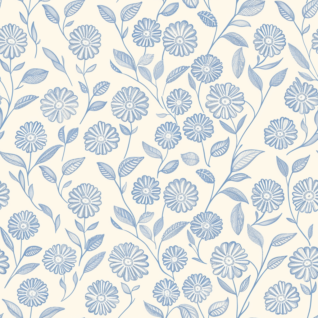 Daisy's Garden Wallpaper - Painted Paper