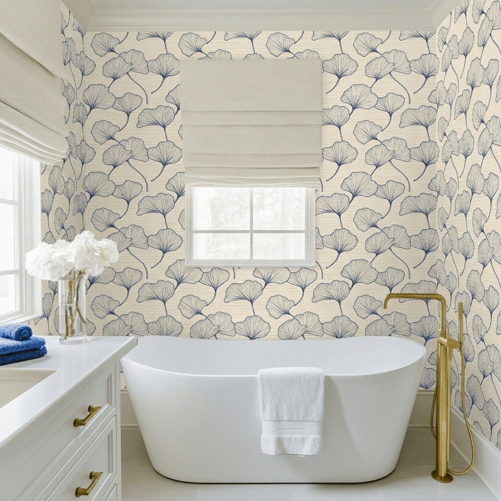 Darien Faux Grasscloth Wallpaper - Painted Paper