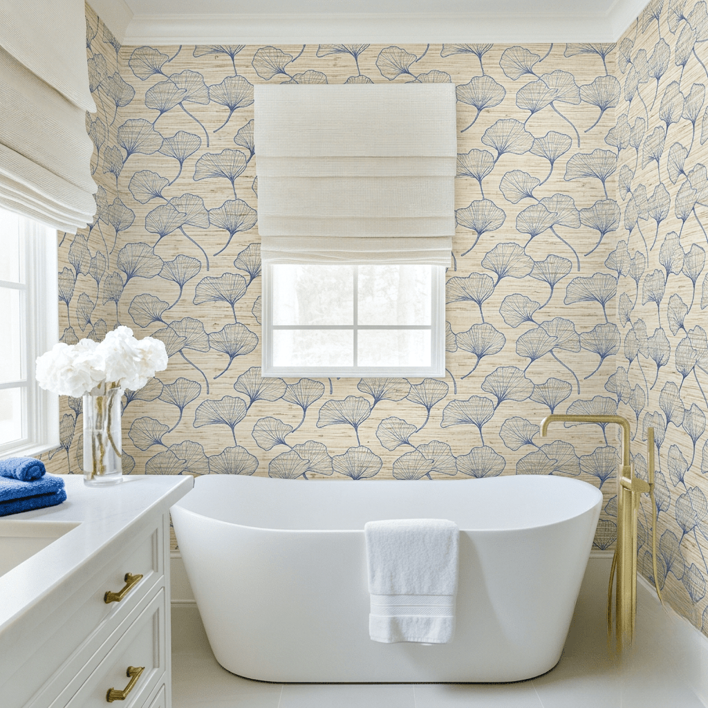 Darien Faux Grasscloth Wallpaper - Benton Lane Home - Painted Paper