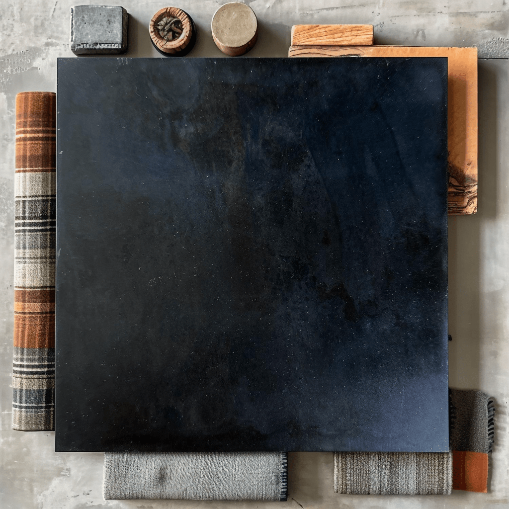 Darkened Steel Finish Sample - Benton Lane Home - Carbon Designs