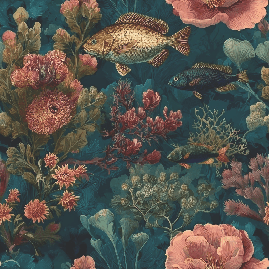 Darkwater Garden Wallpaper - Benton Lane Home - Benton Lane
