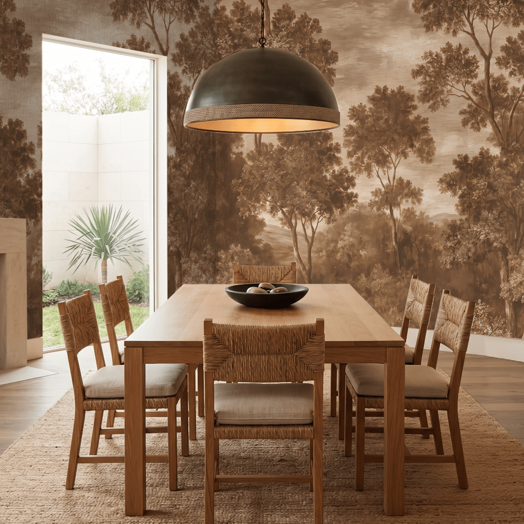 Darkwoods - Wall Mural - Painted Paper