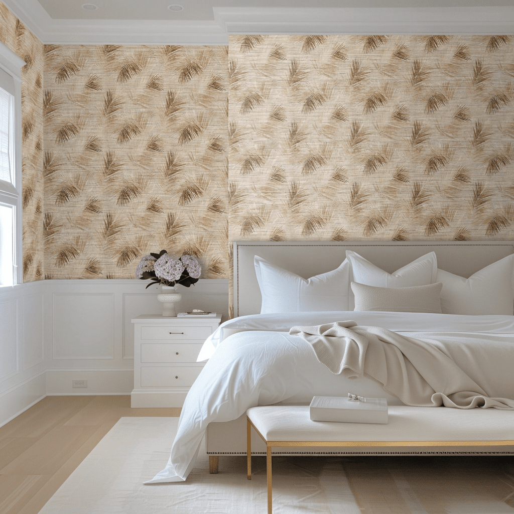 Daybreak Faux Grasscloth Wallpaper - Benton Lane Home - Painted Paper