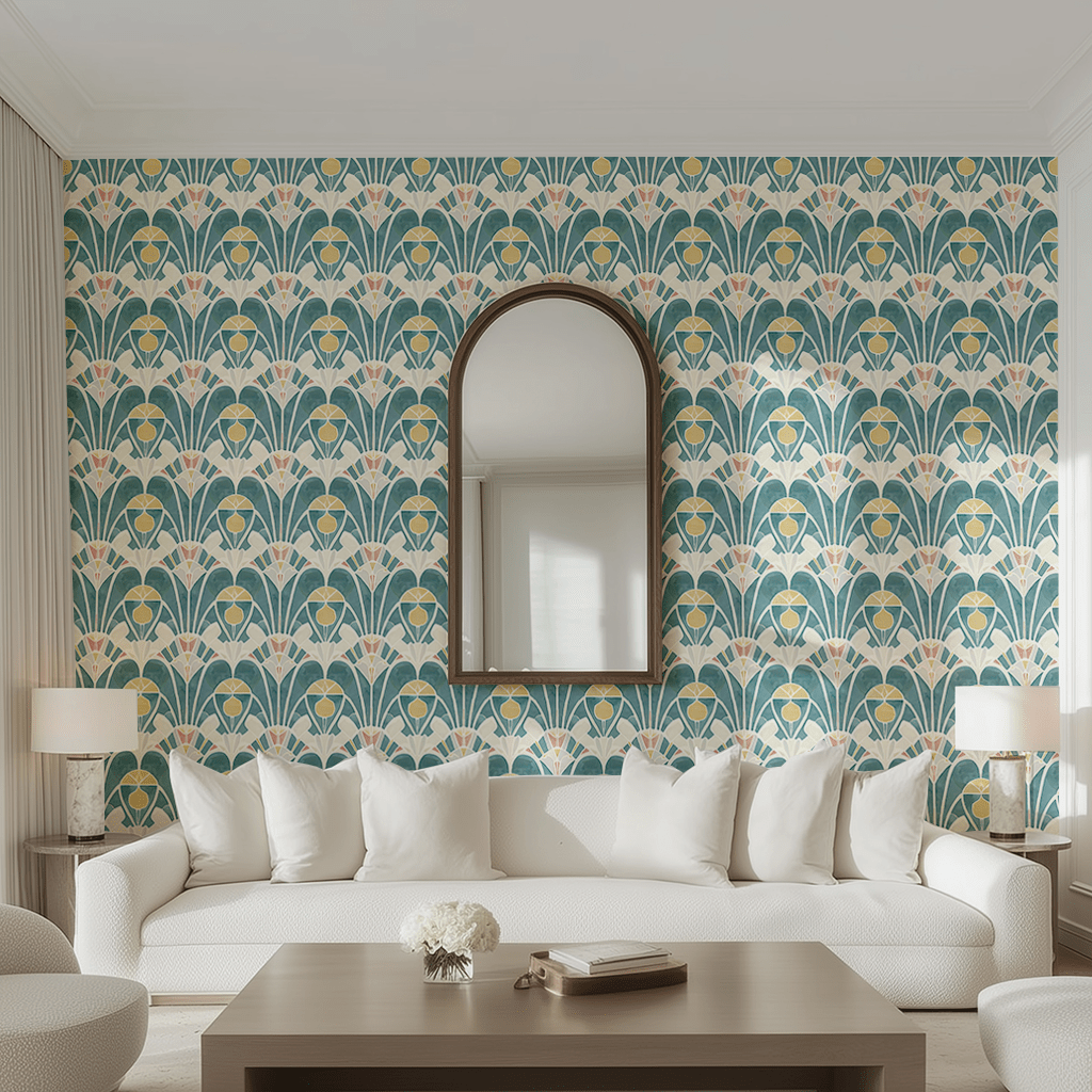 Deco Colette Wallpaper - Benton Lane Home - Painted Paper