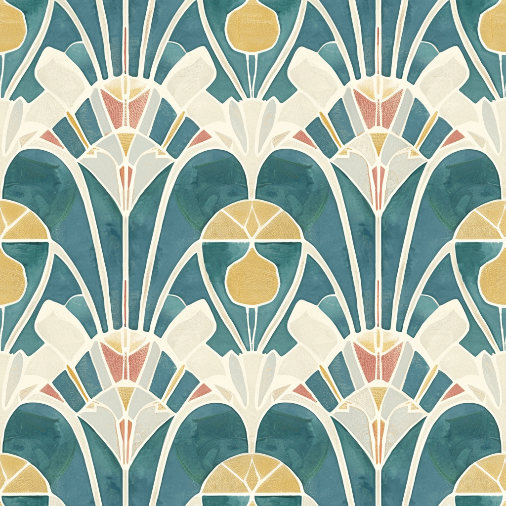 Deco Colette Wallpaper - Benton Lane Home - Painted Paper