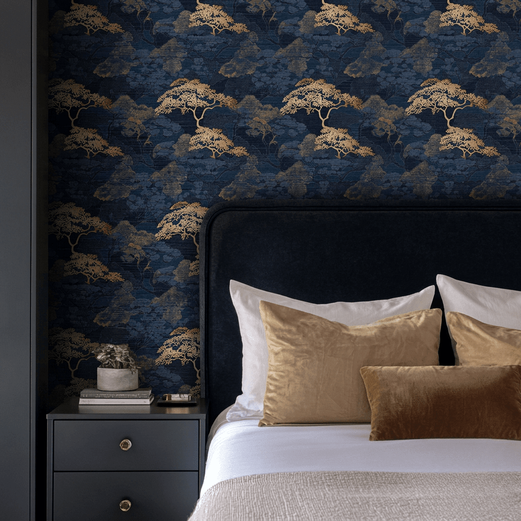 Delaney Faux Grasscloth Wallpaper - Benton Lane Home - Painted Paper