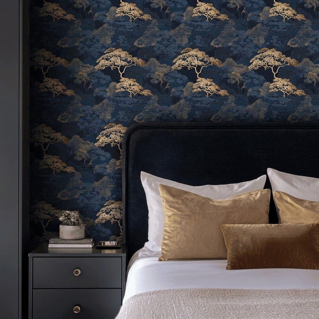Delaney Faux Grasscloth Wallpaper - Benton Lane Home - Painted Paper