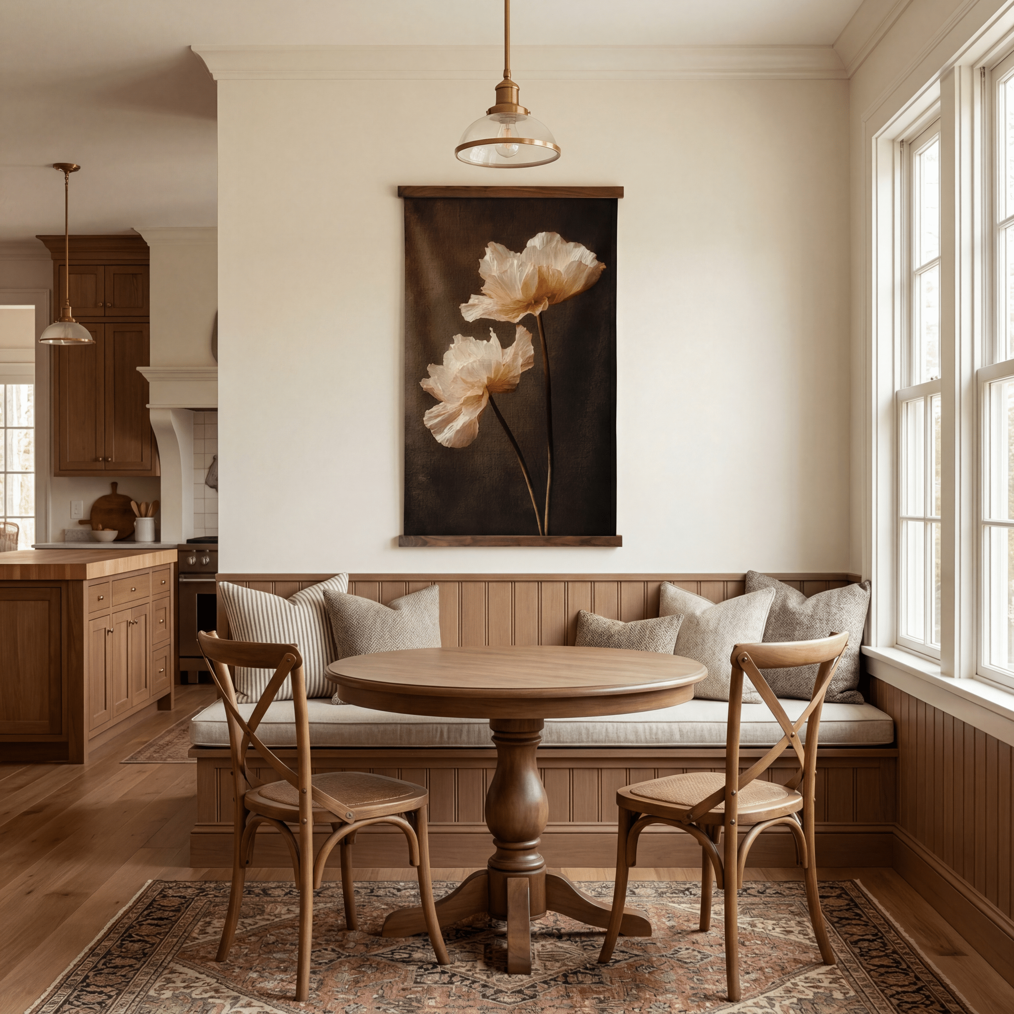 Delicate Poppies - Tapestry - Benton Lane Home - Painted Paper