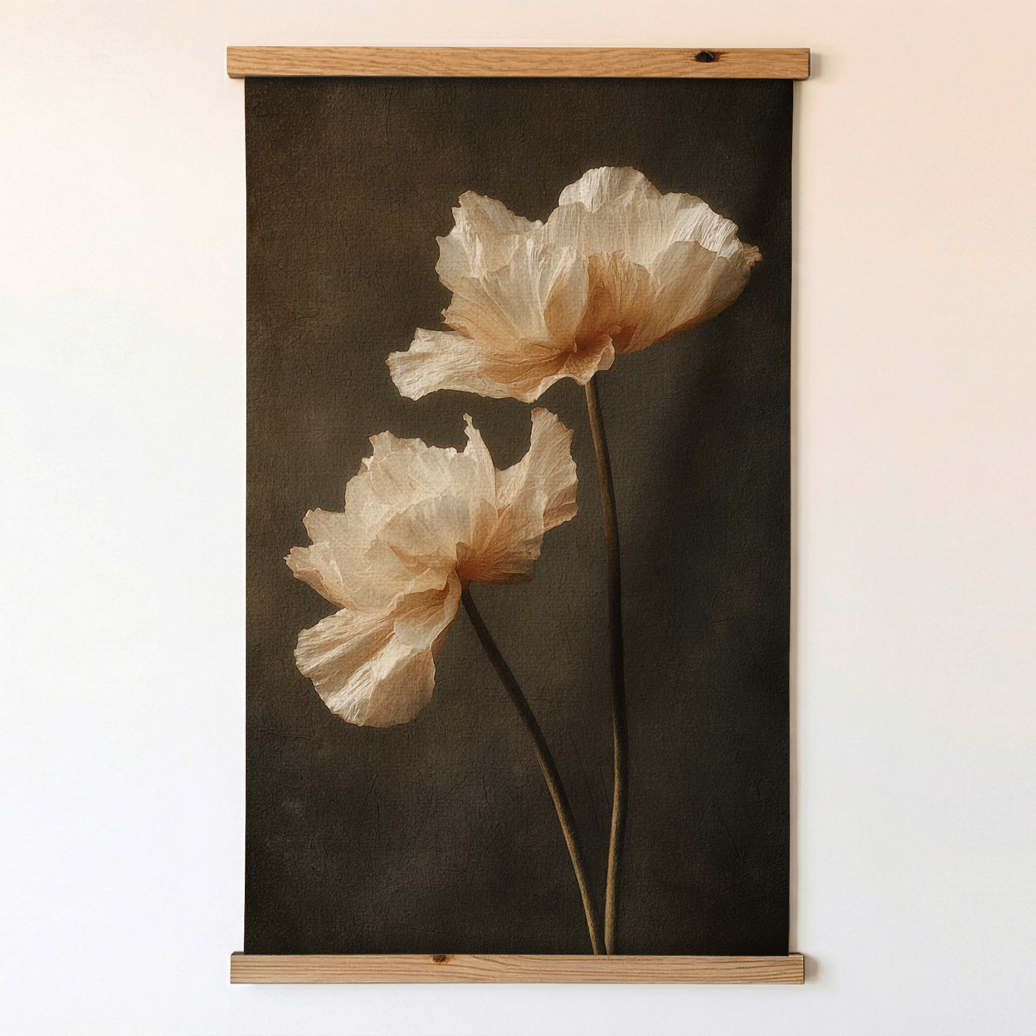 Delicate Poppies - Tapestry - Benton Lane Home - Painted Paper
