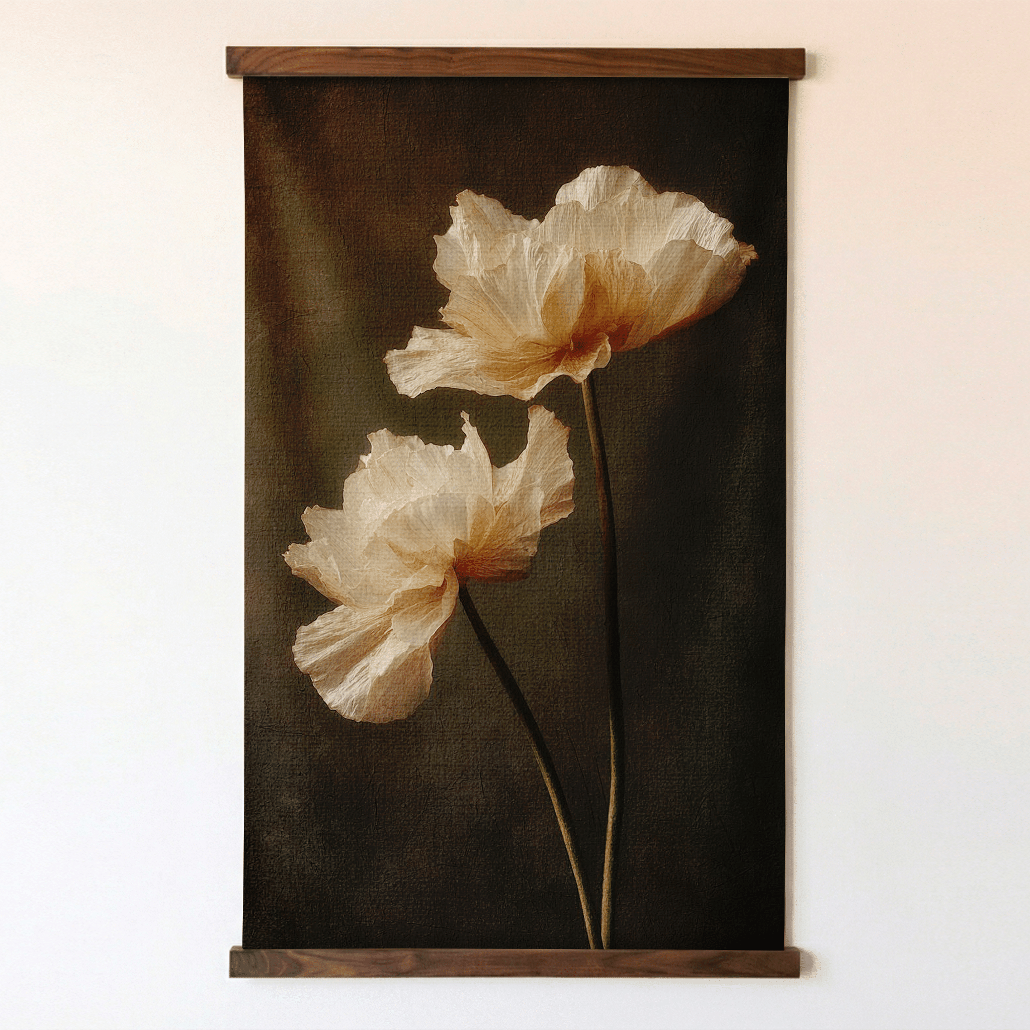Delicate Poppies - Tapestry - Benton Lane Home - Painted Paper