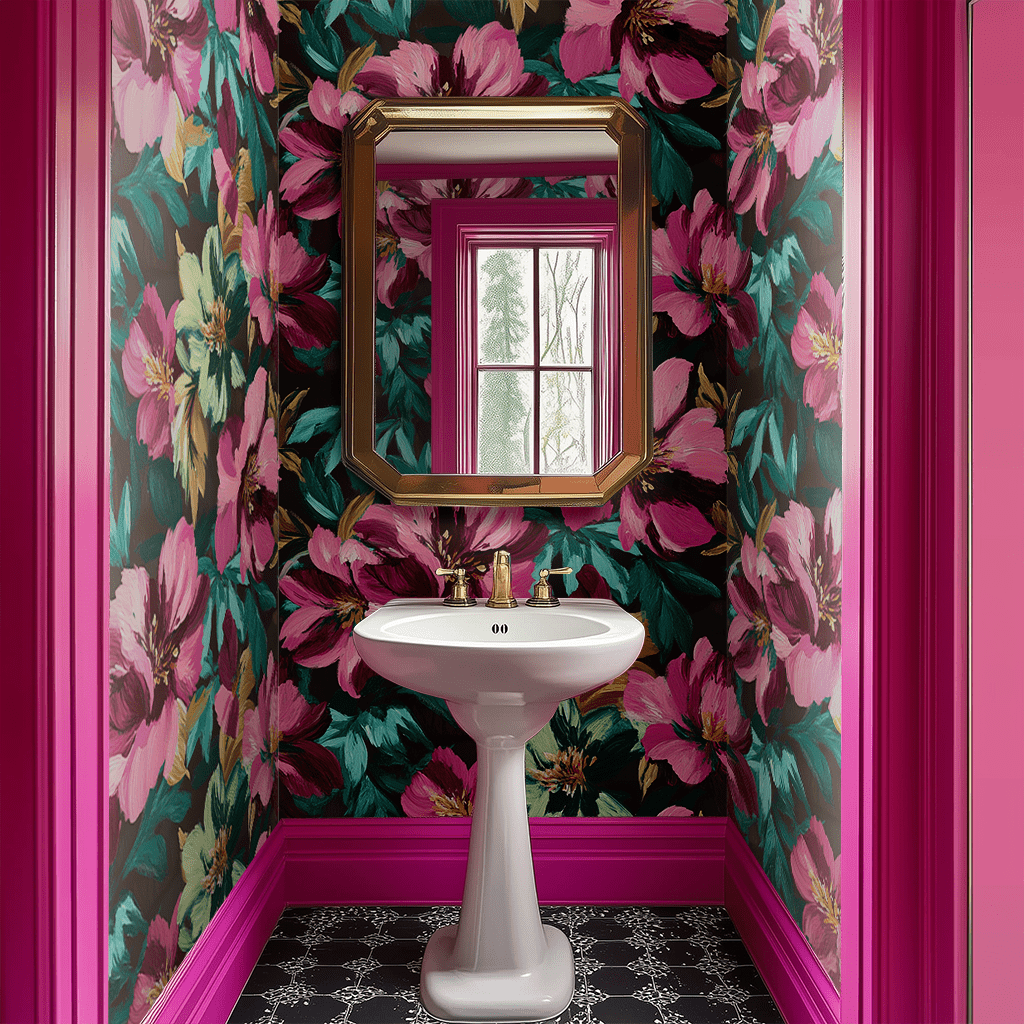 Delphara Wallpaper - Painted Paper