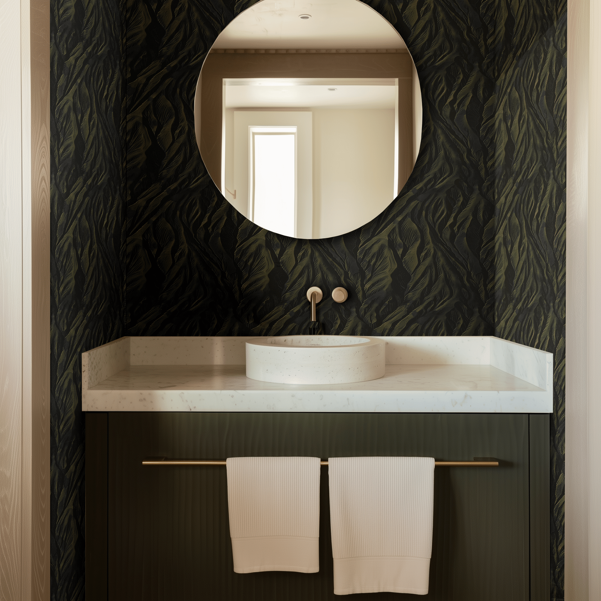 Delta Faux Grasscloth Wallpaper - Benton Lane Home - Painted Paper
