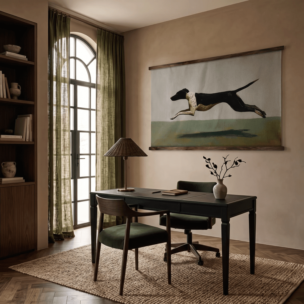 Destined for the Hunt - Tapestry - Benton Lane Home - Painted Paper