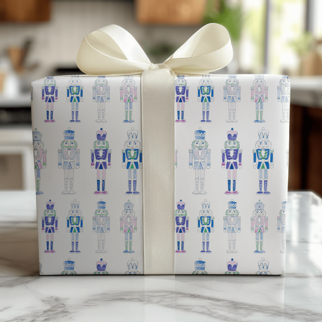 Diamond Nutcracker - Wrapping Paper - Benton Lane Home - Lemon Park