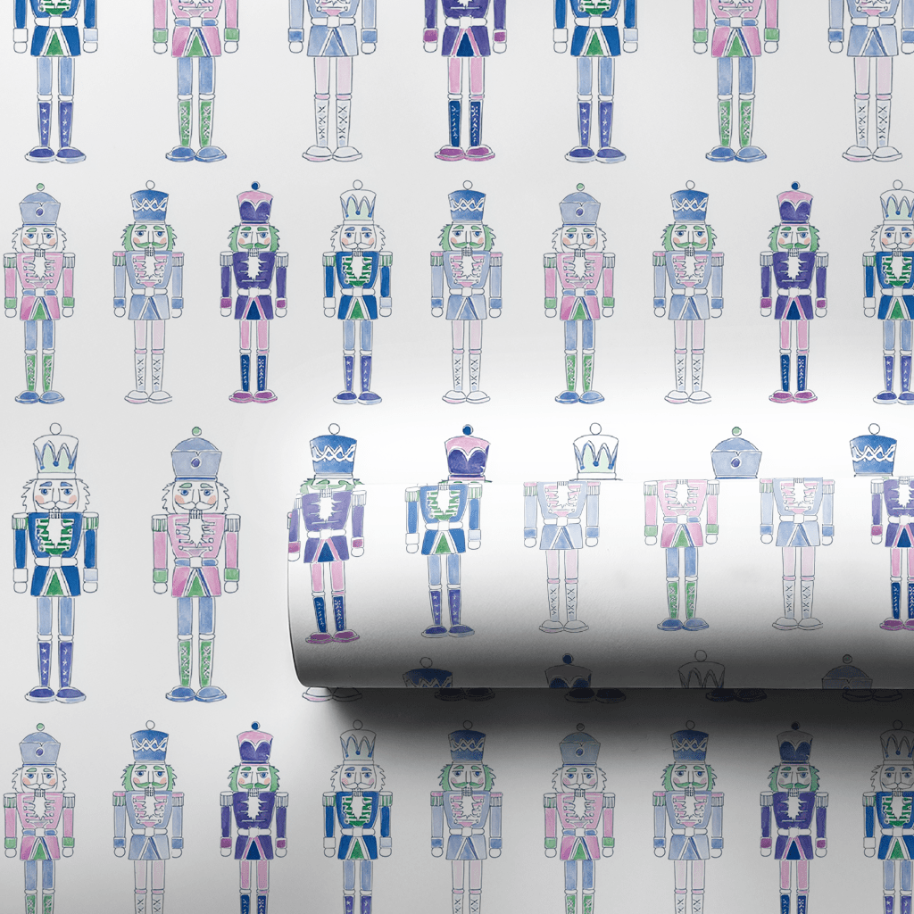 Diamond Nutcracker - Wrapping Paper - Benton Lane Home - Lemon Park