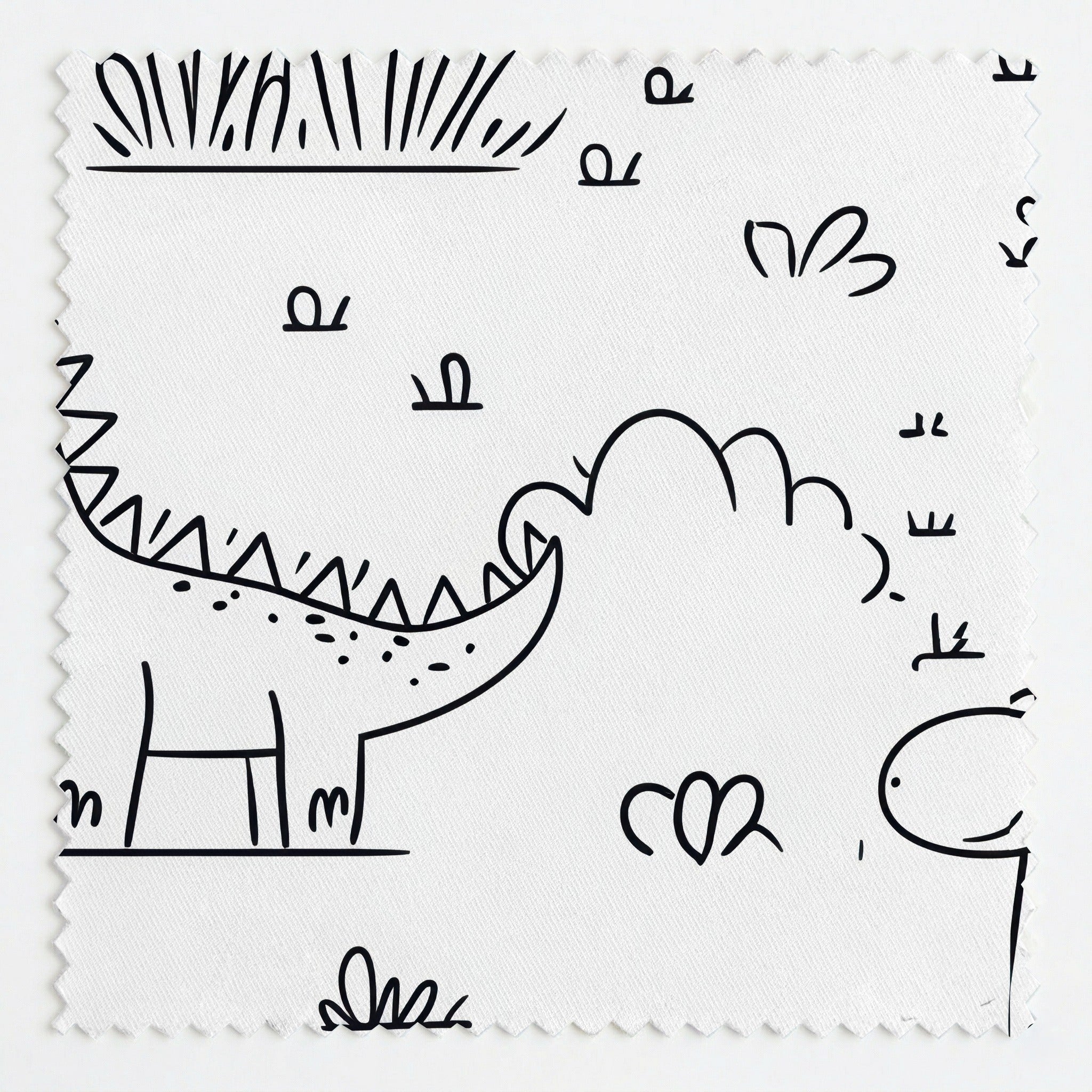 Dino Doodle - Fabric - Lemon Park