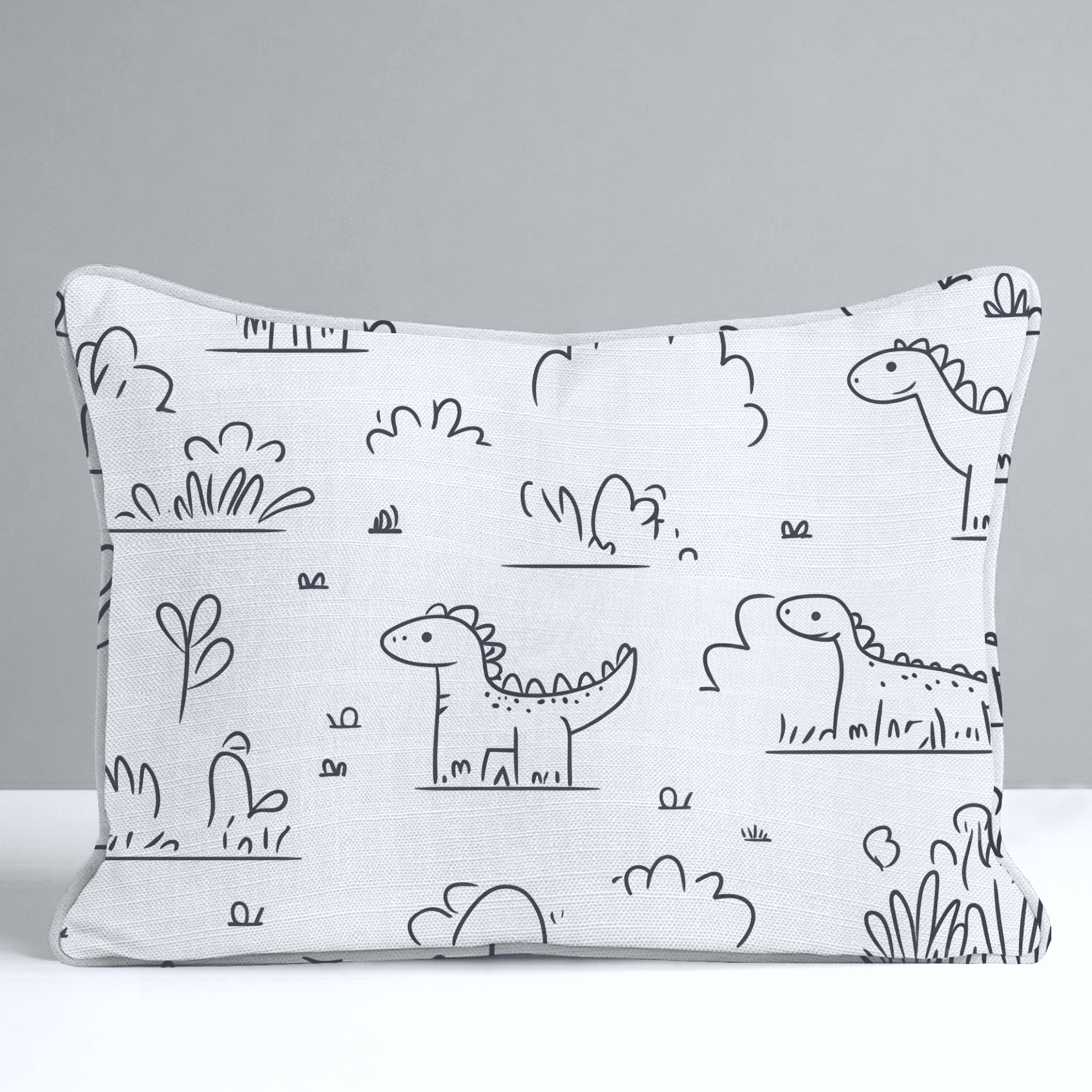 Dino Doodle Throw Pillow - Benton Lane Home - Lemon Park