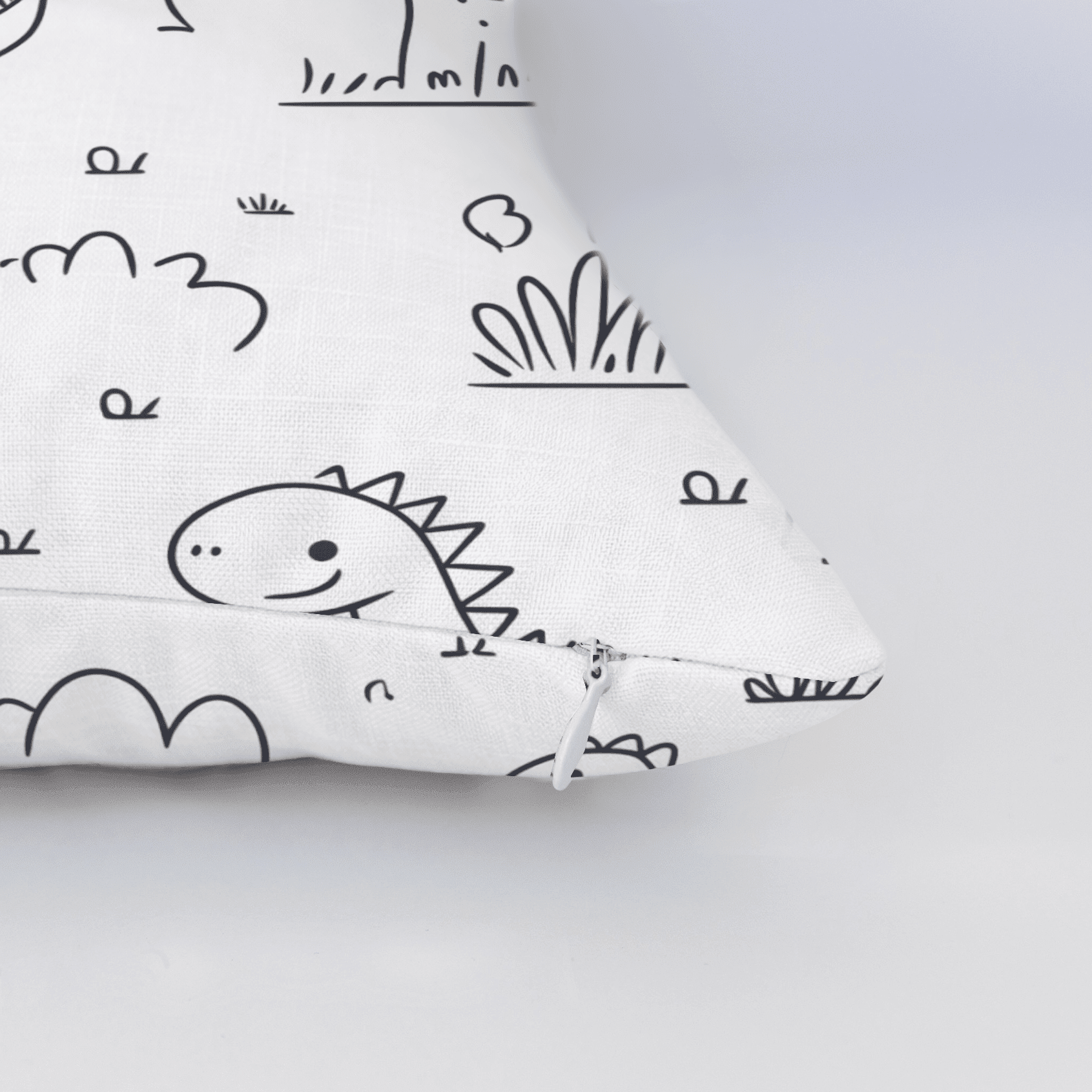 Dino Doodle Throw Pillow - Benton Lane Home - Lemon Park