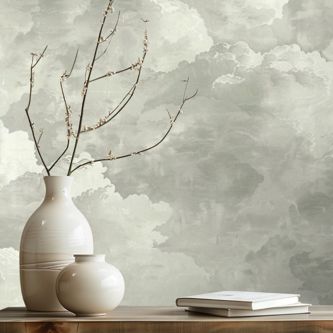 Dior Clouds Wallpaper - Benton Lane Home - Painted Paper